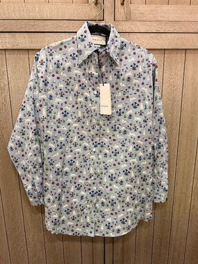 Gucci Floral Print Top, Size 38, New with Tags